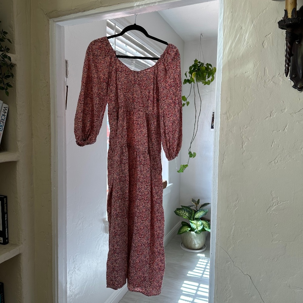 Pink Floral Maxi